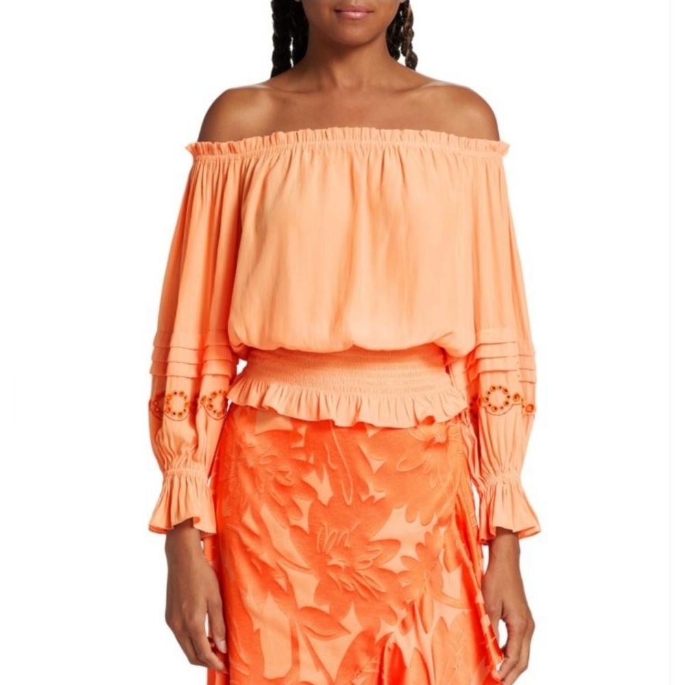 Ramy Brook Clara Off-the-Shoulder Blouse. NWT